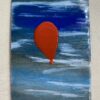 Dark Orange Balloon departing to Deep Dark Clouds - Image 5