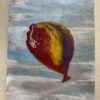 Purple Orange Red Swirl Balloon situated Towards the Clouds - Image 8