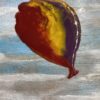 Purple Orange Red Swirl Balloon situated Towards the Clouds - Image 4
