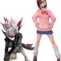 Ayase Momo Anime Figure Statue Okarun Squat Character Model Collectible Sculpture Desktop Decoration